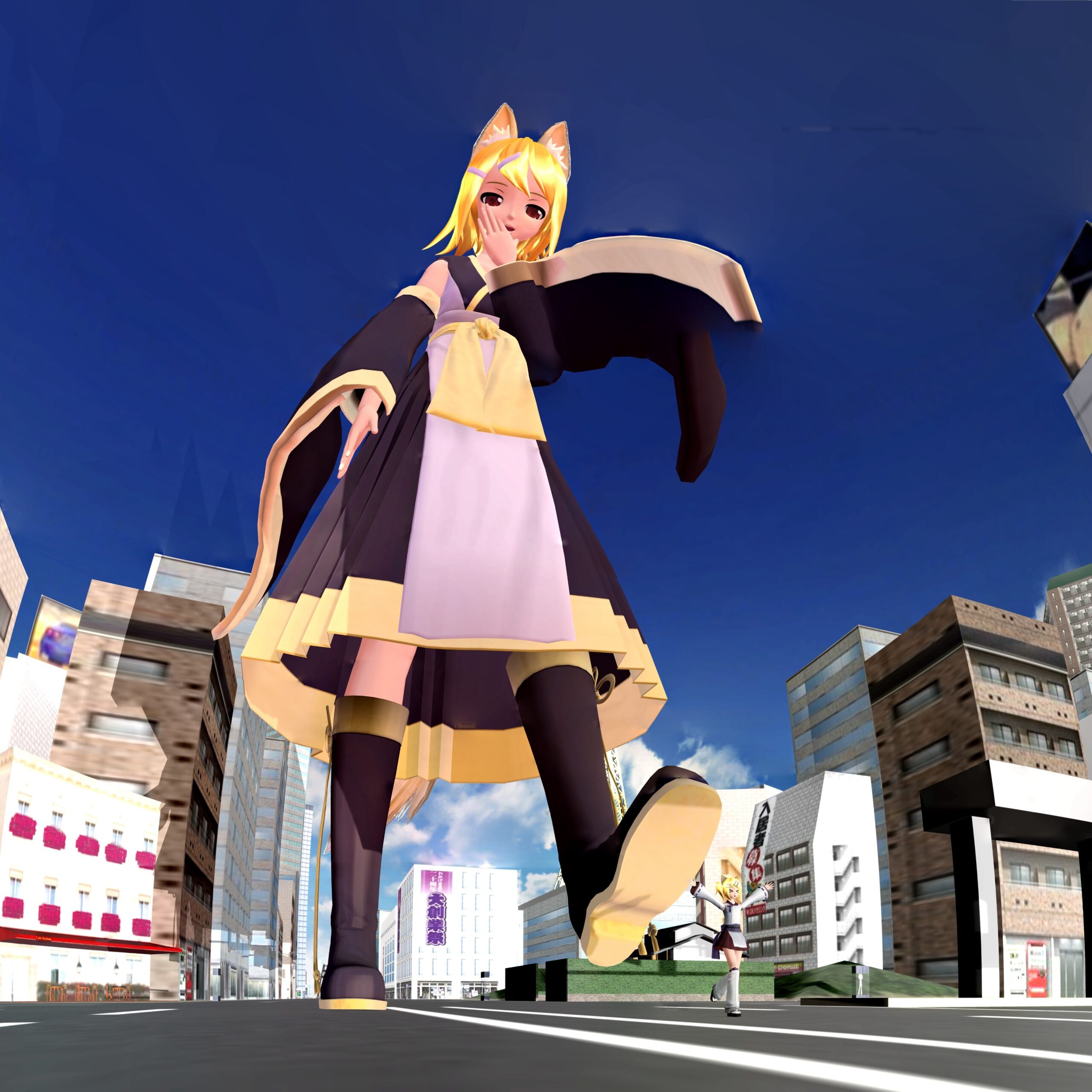 Tutorial about creating panoramic image with MikuMikuDance